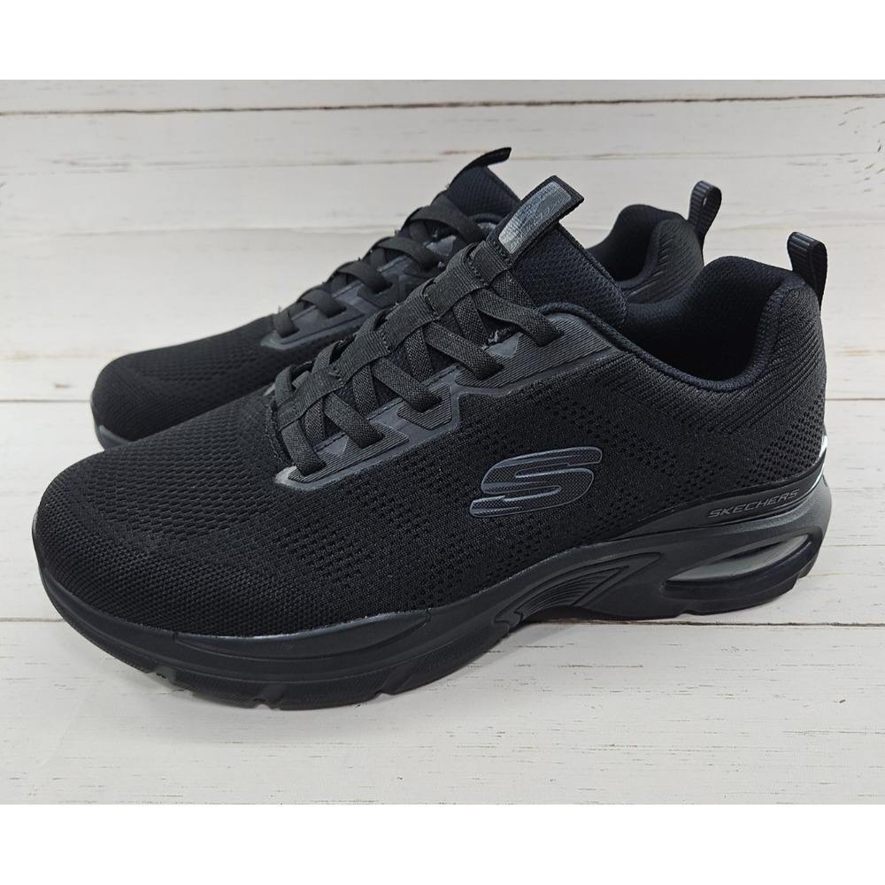 Skechers Skech Air Ventura Shoes Mens 13 Wide Black Slip Resistant Work Sneakers